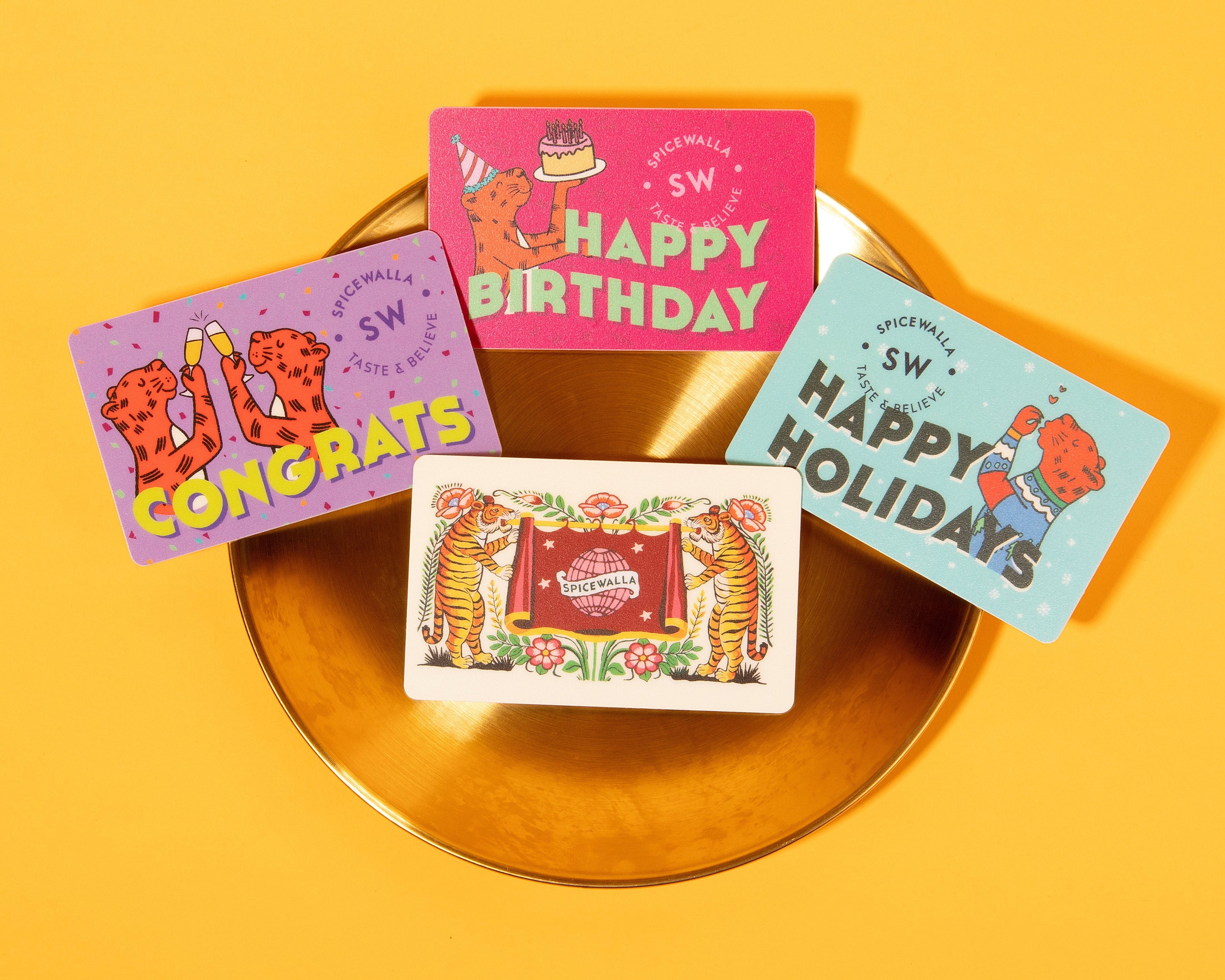 Happy Holidays Gift Card - Physical W0